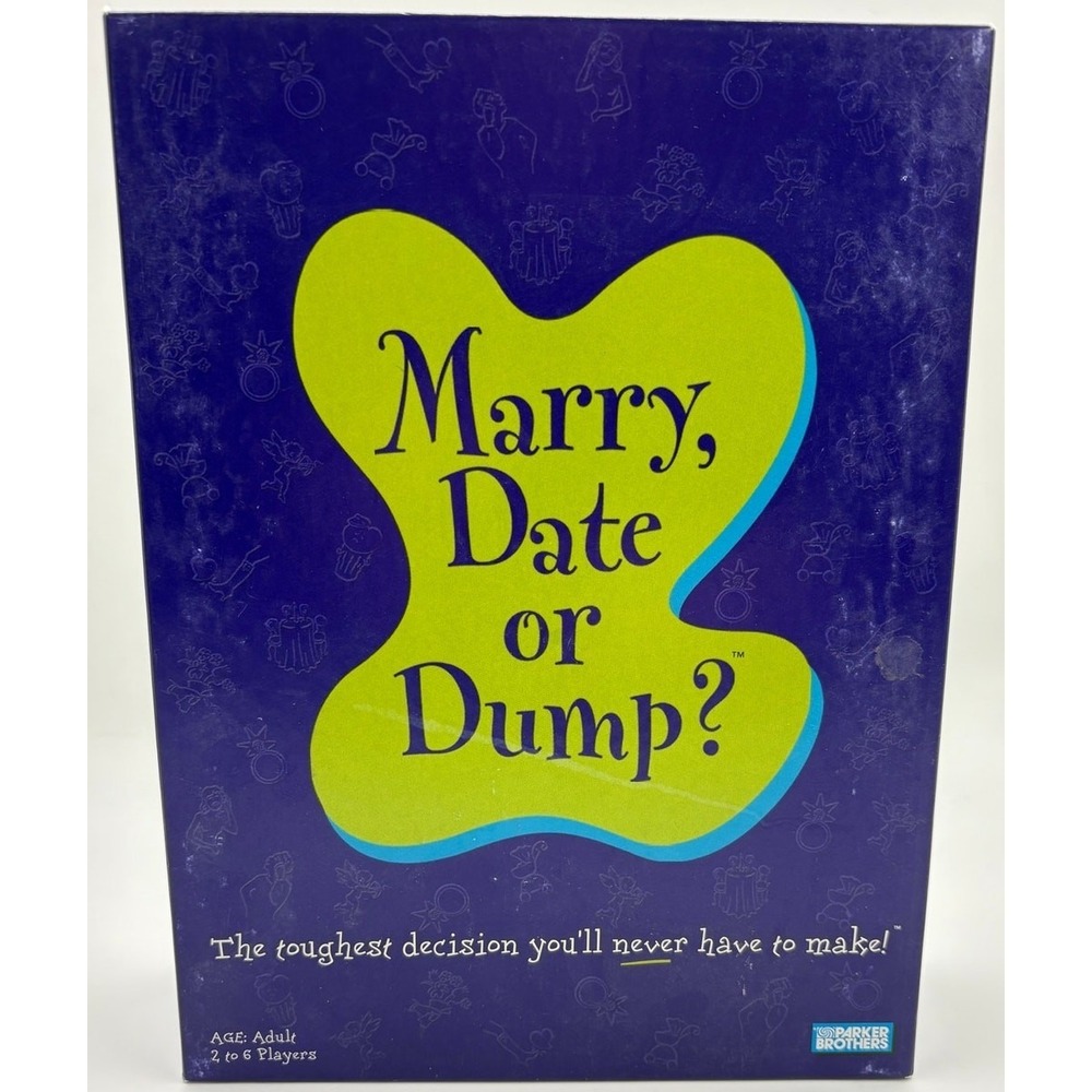 Vintage 2003 Marry, Date, or Dump? Board‎ Game by Parker Brothers - Complete